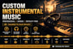 create a unique royalty free instrumental music track
