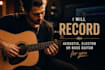 record acoustic, electro or bass guitar for you