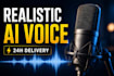 create realistic ai voice overs with natural human voices