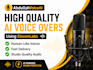create high quality ai voice overs using elevenlabs