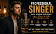 sing professionally on your song