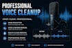 remove background noise, echo and improve your voice recording