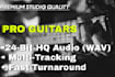 record professional metal and rock guitar tracks, riffs, and solos