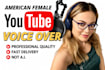 record youtube voice over, documentary narration, american voice actor