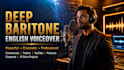 a deep baritone english voice over