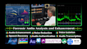 do forensic audio editing, cleanup, analysis, enhancement, and voice detection