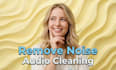clean audio and remove background noise professionally