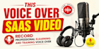 record professional elearning and training voice over video for saas business