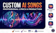 create fully customized songs with high quality mp3 and mp4 files