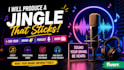 create a custom jingle with baritone voiceover