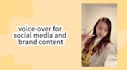 offer warm and friendly female voice