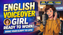 do professional indian english female voice over