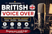 record a professional UK english voice over