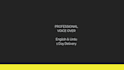 do professional english and urdu voice over