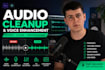 professionally clean and enhance your audio