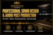 create professional sound design and audio post production