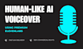 create ultra realistic ai voiceover using elevenlabs