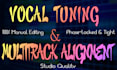 professionally edit, align, and clean your audio tracks