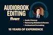 edit and master your audiobook