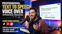 text to speech voice over using eleven labs