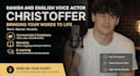 record a professional english or danish voice over
