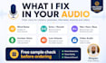 remove background noise, echo, wind, hum, and clean audio