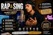 rap, singing, or melodic vocals