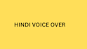 do a professional  hindi voice over for your project