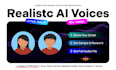 create realistic ai voice, speech, voiceover, audiobook