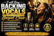 sing and arrange gospel choir background vocal harmonies