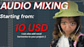 mix and master a project for you