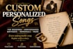 write a custom personalized song for your special occasion