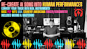 recreate your ai song with real instruments using human performances