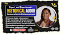 restore damaged historical audio, forensic audio editing, cleanup old audio file