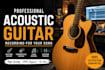 record professional acoustic guitar for your song