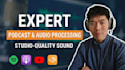 professionally edit, clean and master your podcast