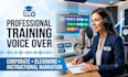record engaging training voice over for e learning and corporate courses