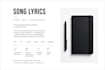 write original lyrics inspired by your story