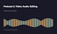 edit, clean and master your audio to broadcast quality