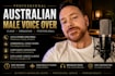 record a professional australian male voice over