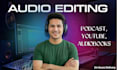 do podcast audio editing and background noise removal
