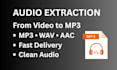 convert mp4 to mp3 and extract audio from video