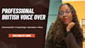 record a professional british english voice over