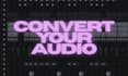 convert your audio file to any format wav mp3 flac