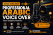 record a professional arabic voice over