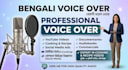 record a proffessional voiceover in bengali