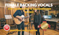 sing record female background vocal for pop song