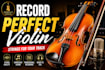 record perfect violin strings for your track