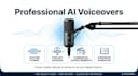 create a realistic human ai voice over with elevenlabs pro