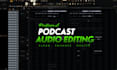 professionally edit, clean and master your podcast audio